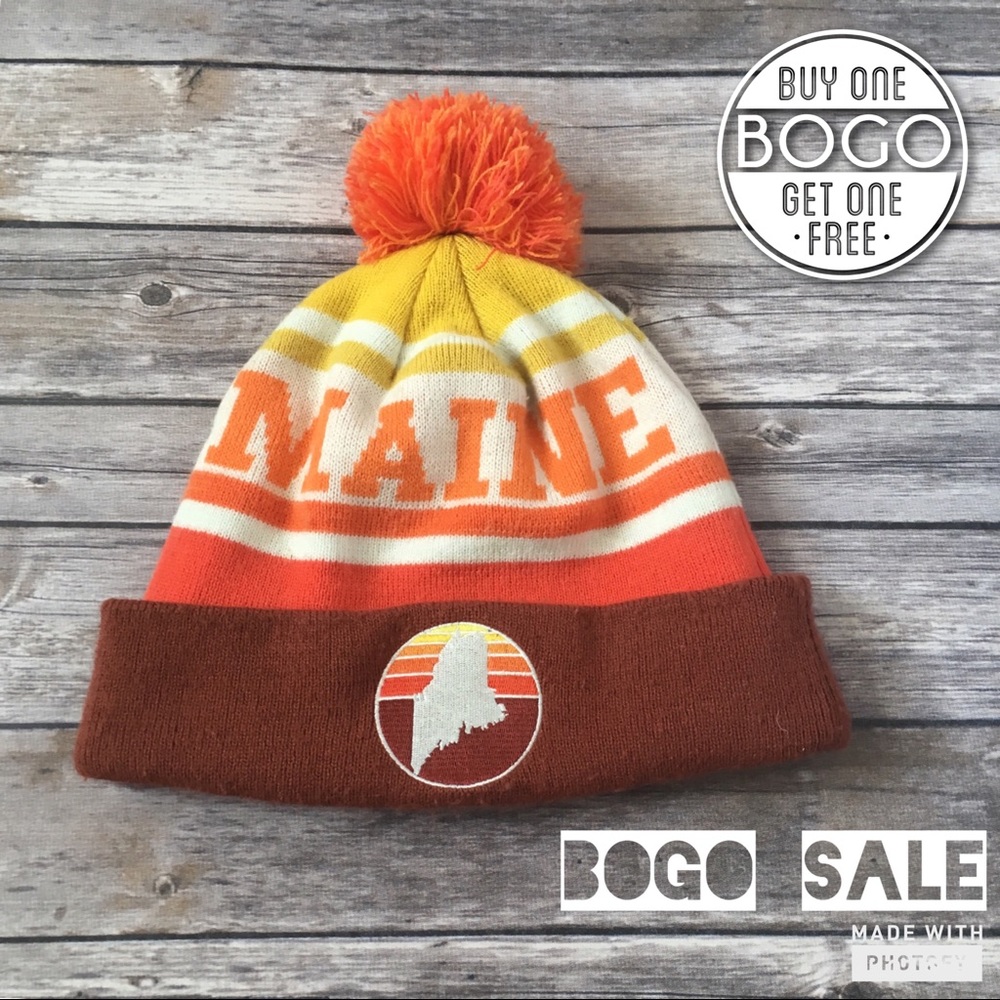 💜HP💜{BOGO}EUC VINTAGE MAINE HAT